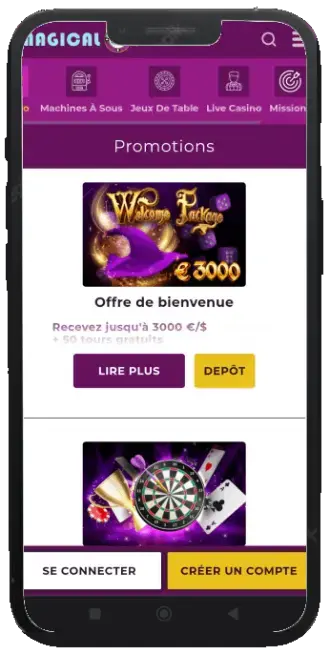 Magical Spin application mobile