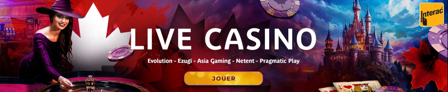 casino en direct au Magical Spin