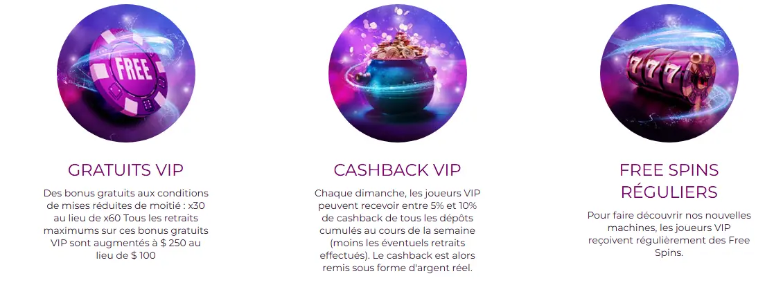 VIP au magical spin
